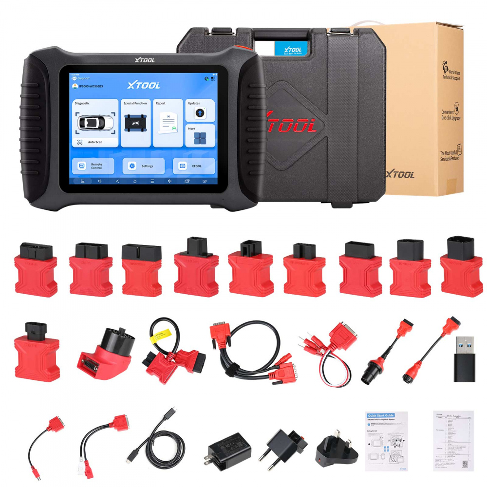 XTOOL InPlus IP900S Car Diagnostic Tool Automotive Scanner ECU Coding Key Programming Active Test 38 Services Topplogy Map FCA