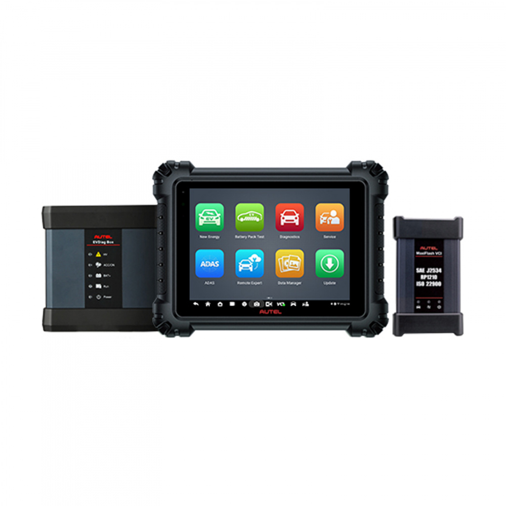 Autel Maxisys MS909EV EV Diagnostics Scanner with MaxiFlash VCI J2534 ECU Programming & Coding Topology