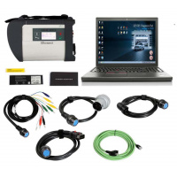 V2025.03 MB SD Connect C4 Doip Star Diagnosis Plus Lenovo T450 Laptop With Engineering Software