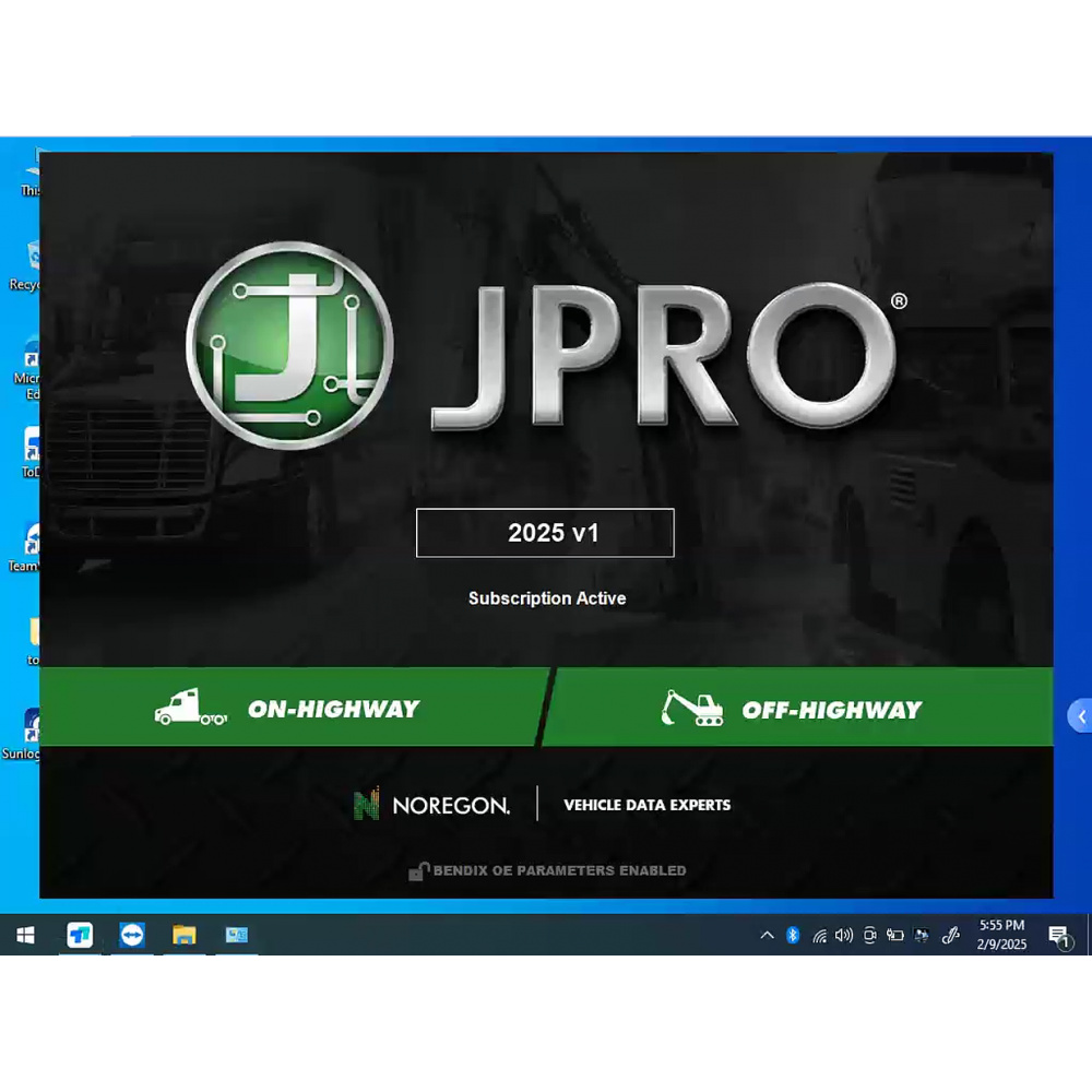 Newest JPRO Commercial Vehicle Diagnostics Software 2025 V1