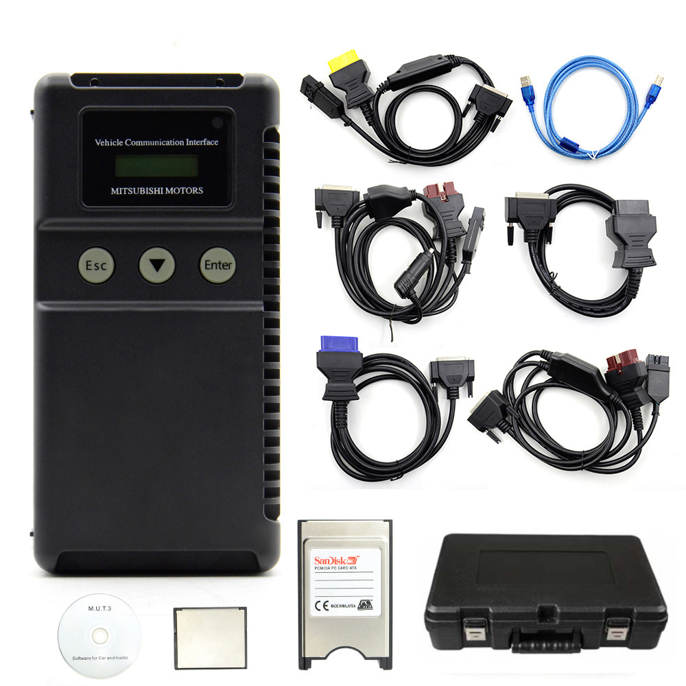 Best Quality Mitsubishi MUT-3 Diagnostic Tool 2014.03 For Cars And Trucks With CF Card And Coding Function