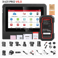 Launch X431 V (X431 Pro V5.0)  Car Diagnostic Tool with DBScar VII Supports CAN FD DoIP ECU Coding 37 Special Functions