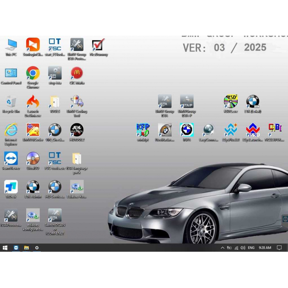 V2025.03 BMW ICOM Engine​ers Software For BMW ICOM Next BMW ICOM A2 A3 Diagnosis and Programming