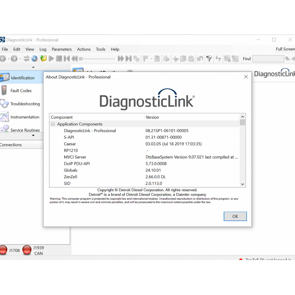 2025 Newest DDDL 8.21 Detroit Diesel Diagnostic Link 8.21 SP1 Professional Level10 + Troubleshooting