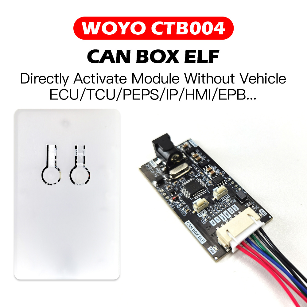 WOYO CTB004 Car CAN BUS Module Data Transceiver Activate Module Without Vehicle ECU/TCU/PEPS/IP/HMI/EPB