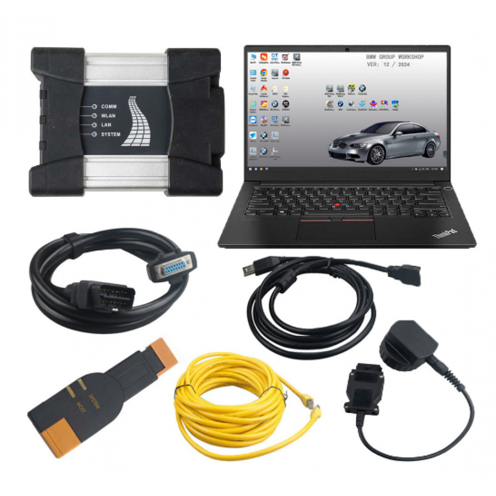 Second Hand Laptop Lenovo T450 with Connecting Cables and Connect Adapaters Computer Accessories