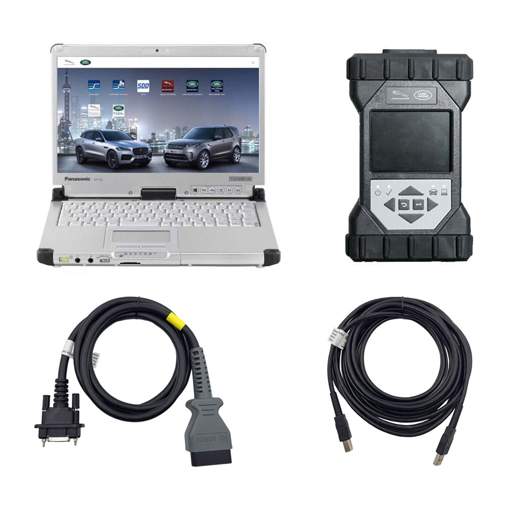 JLR DoiP VCI Pathfinder Diagnostic & Programming Tool Plus Panasonic CF-C2 Laptop For Jaguar Land Rover from 2005 to 2025