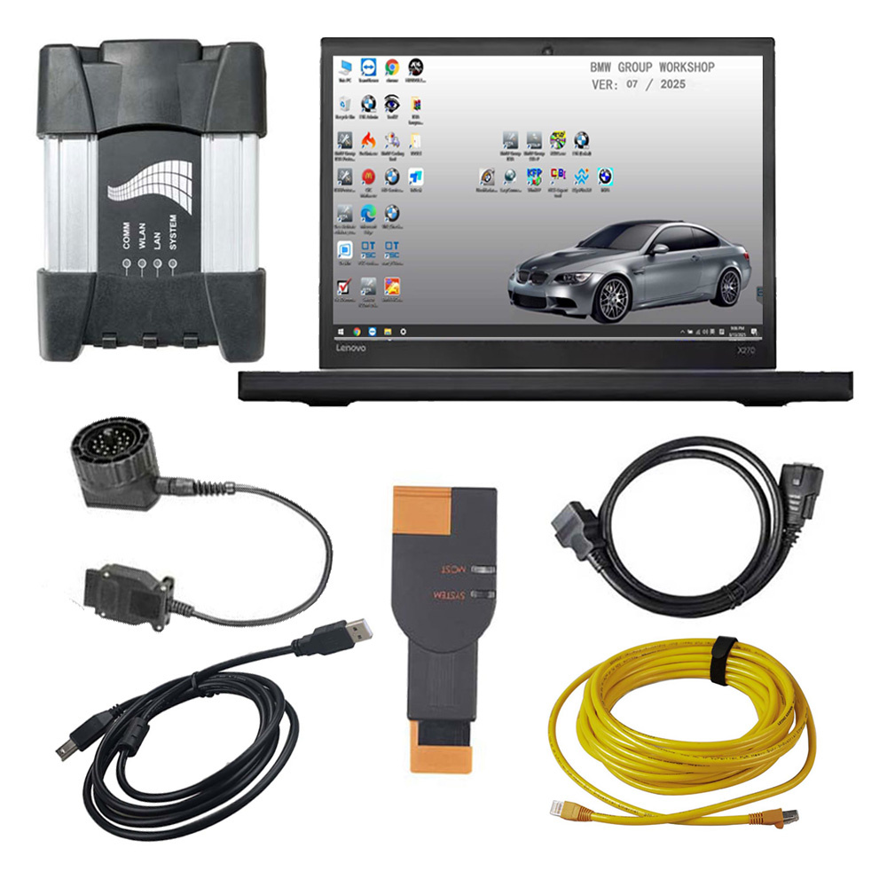 BMW ICOM NEXT A + B + C with 2025.07 Software Plus Lenovo X270 Laptop Diagnostic Scan Tool