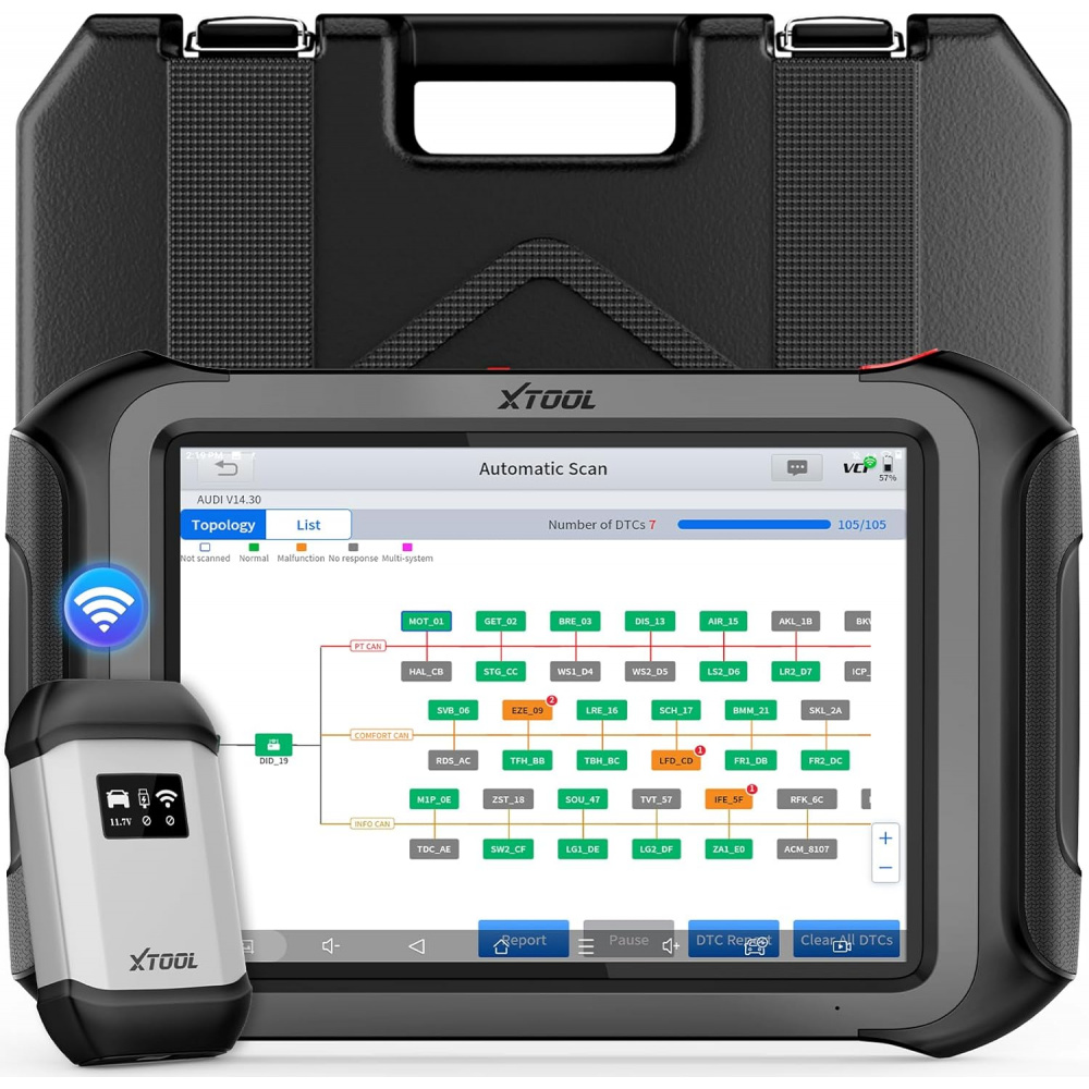 XTOOL D9 MAX Professional Diagnostic Tools J2534 ECU Programming Automotive Scanner