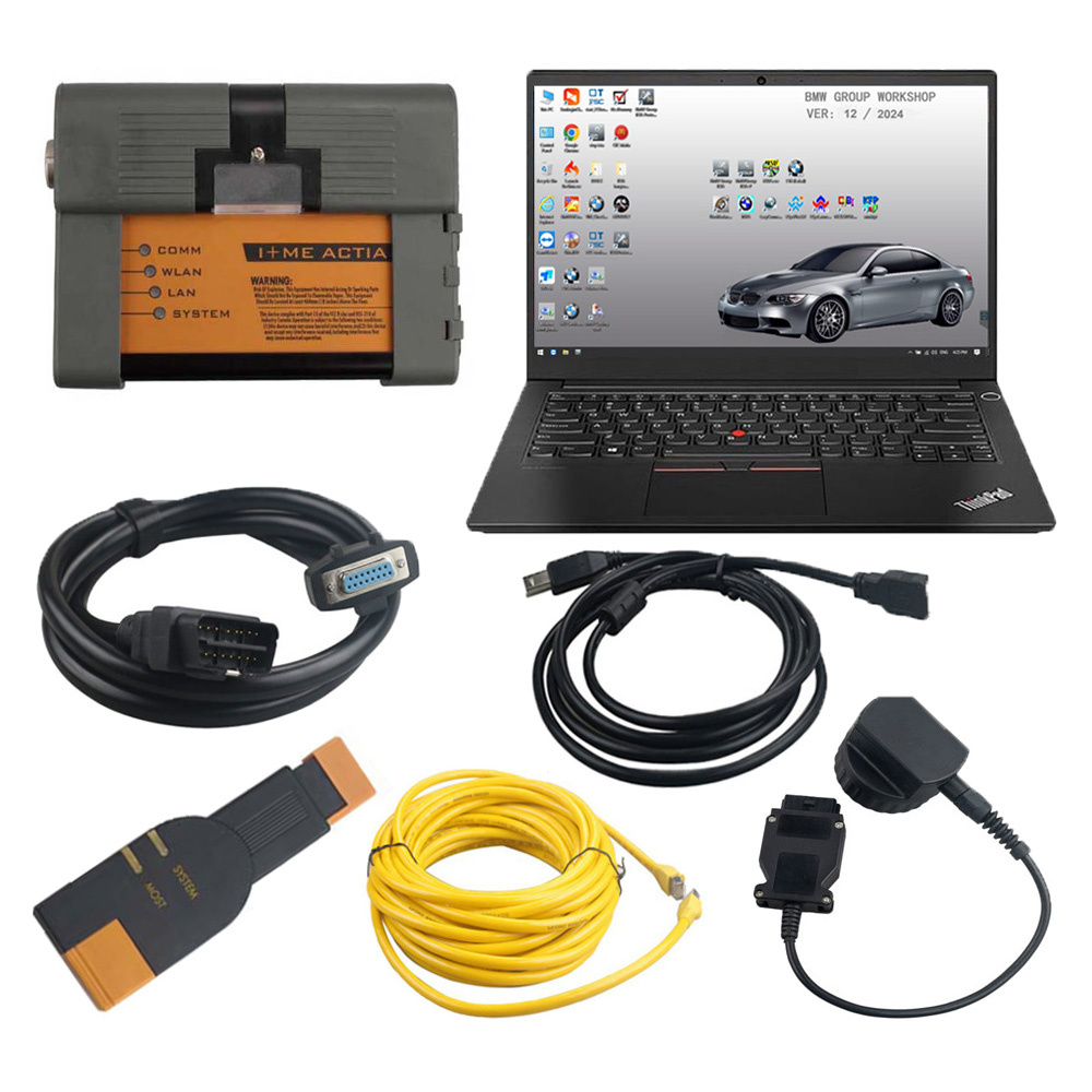 V2025.07 BMW ICOM A2+B+C Diagnostic Tool With Engineers Software Plus Lenovo T450 I5 8G Laptop
