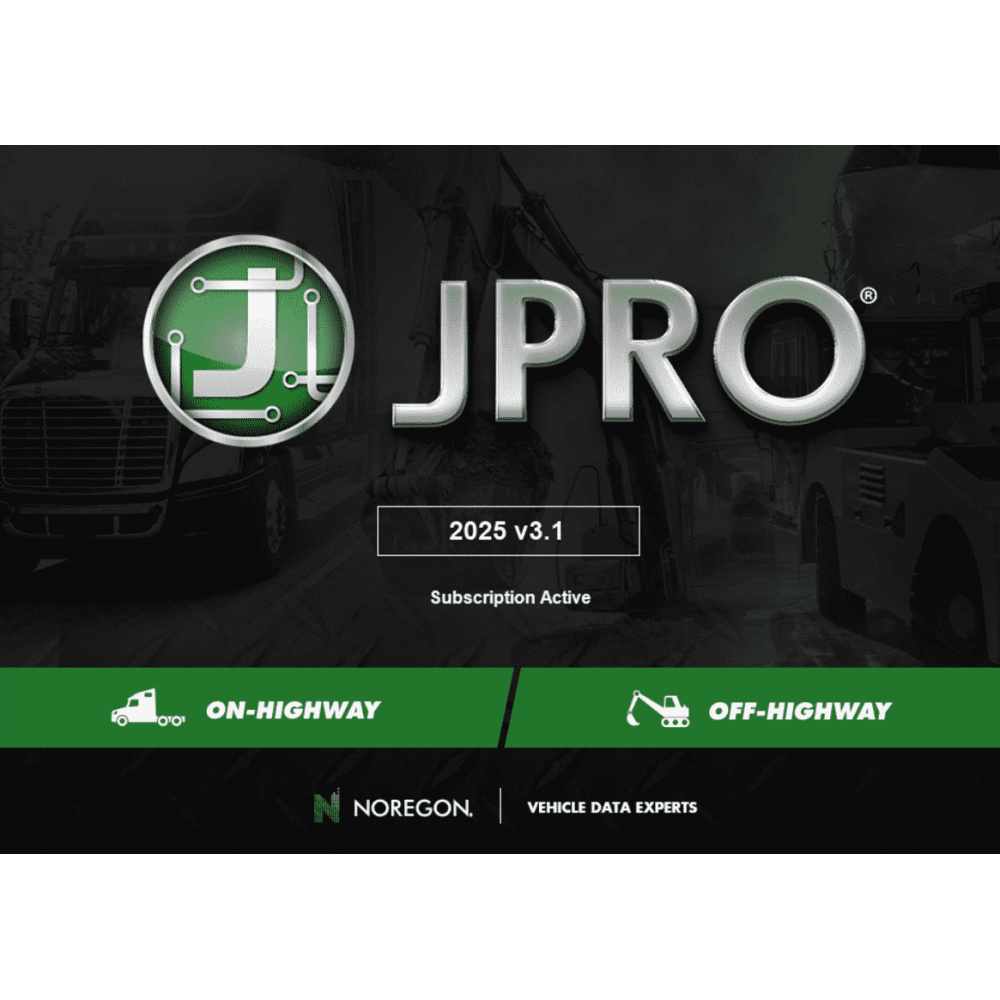 Newest JPRO Commercial Vehicle Diagnostics Software 2025 V3
