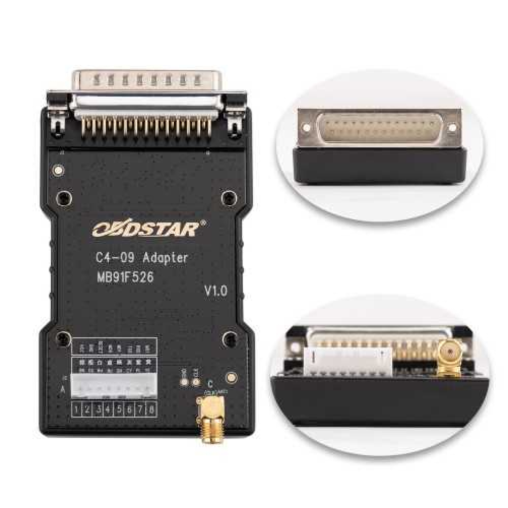 New OBDSTAR C4-09 (MB91F526) Adapter Kit Use with OBDSTAR X300 Classic G3 / DC706