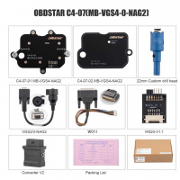 OBDSTAR C4-07 (MB-VGS4-0-NAG2) Adapter Full Kit with TCM-012 and Converter V2 for X300 Classic G3/DC706