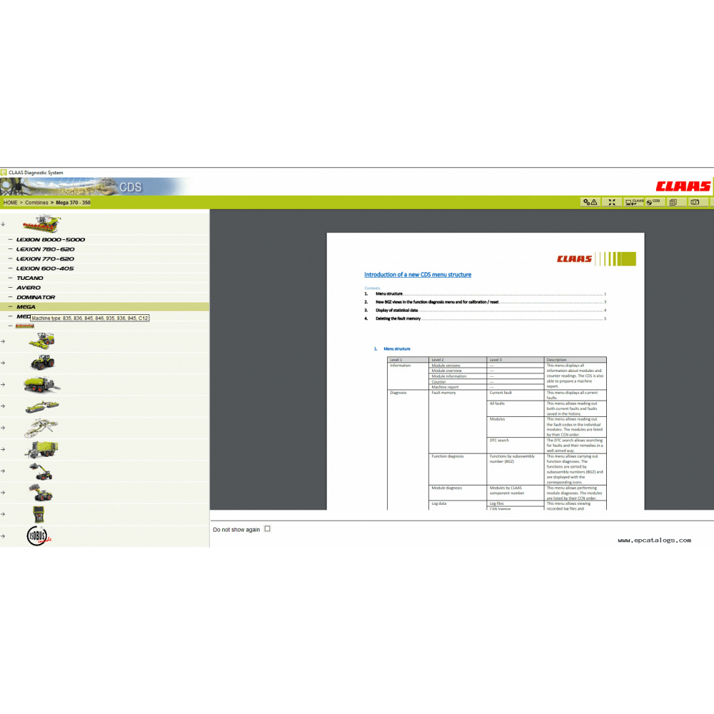 Claas CDS 7.5.1.Diagnostic Software