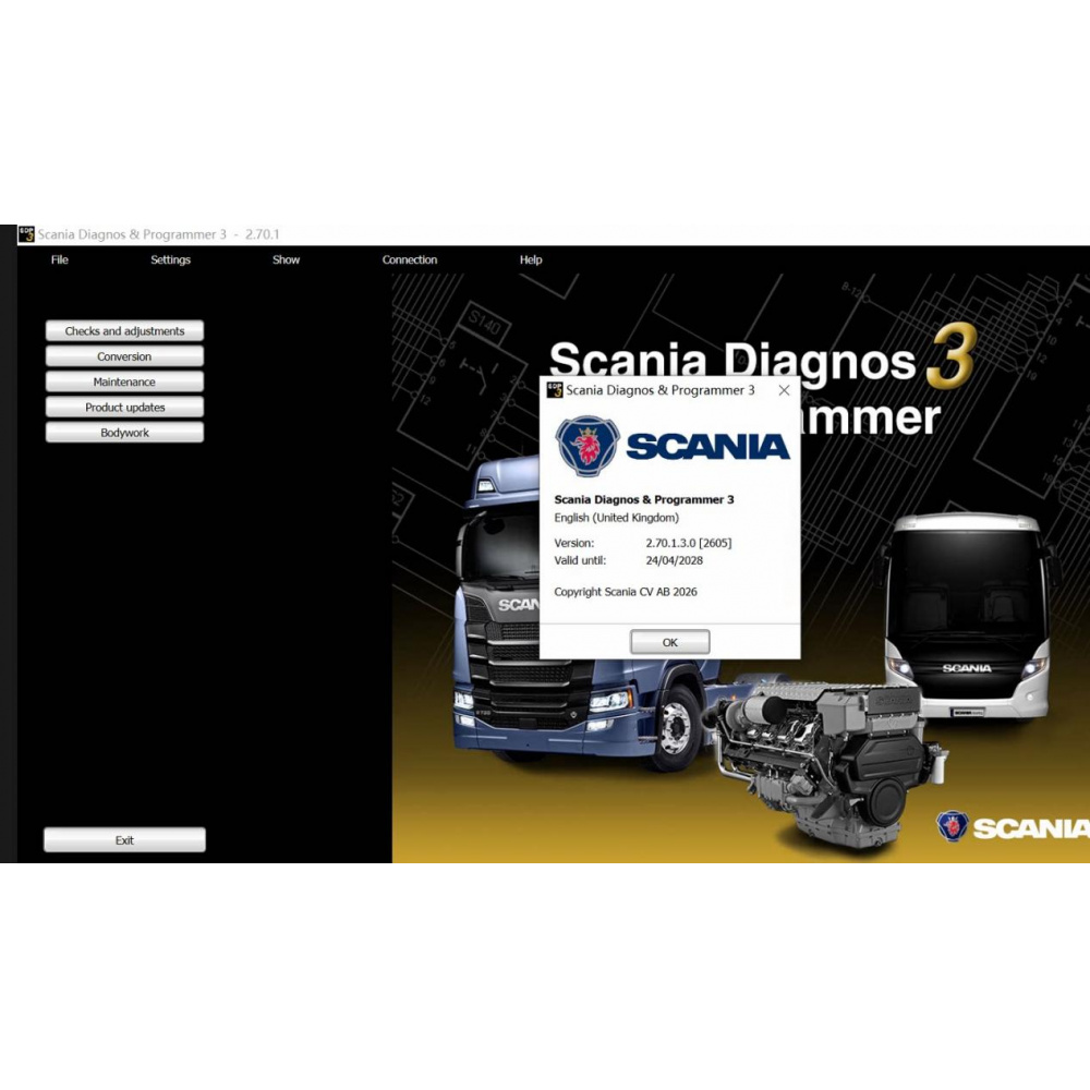 Scania SDP3 V2.70.1 [2026.05] Latest Software With Scania Xcom 2.54 and Scania Multi Spare Parts and Manuals