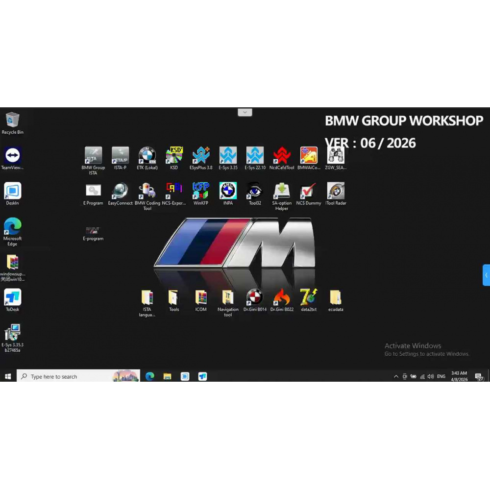 V2026.06 ICOM Engine​ers Software For BM-W ICOM NEXT A2 A3 Diagnosis and Programming
