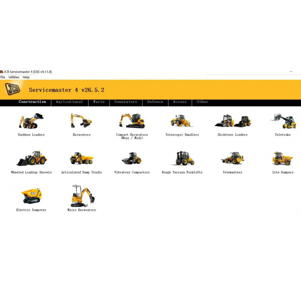 JCB ServiceMaster 4 V26.05 Diagnostic Software [2026.05]