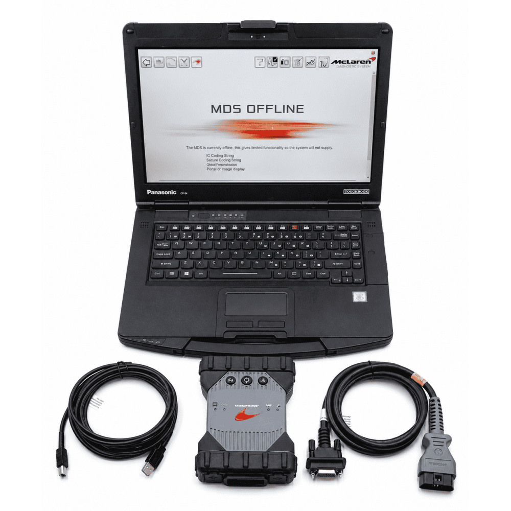 Mclaren Diagnostic Tool Kit Plus Panasonic CF54 Laptop Software installed