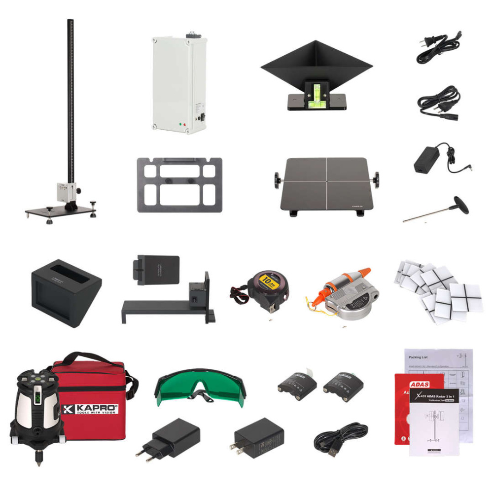 LAUNCH X-431 ADAS Radar 3-in-1 Calibration Set Hardware and Software