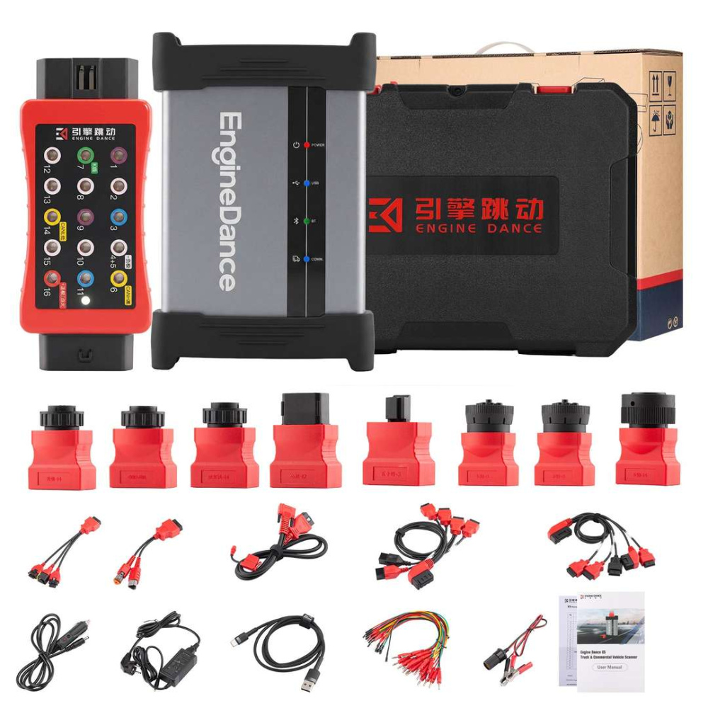 EngineDance X5 Diag Truck Diagnostics for Light Trucks Heavy Trucks Buses Agricultural Machinery Construction Machinery