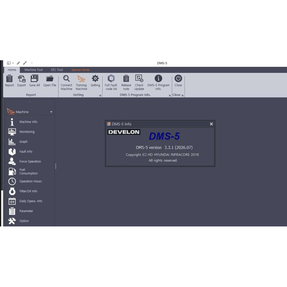 2026.08 DOOSAN (DEVELON) DMS 5 -3.3.1 Diagnostic Software