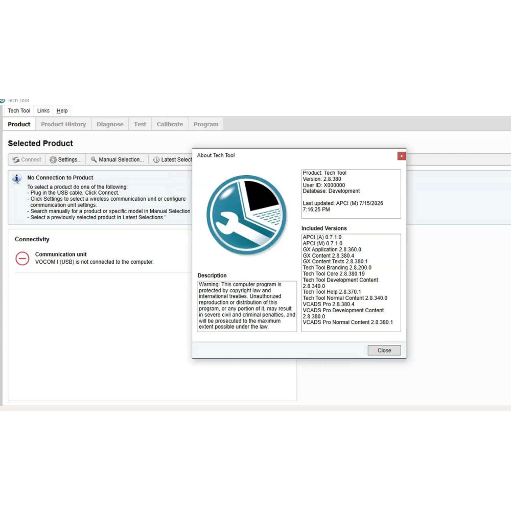 2026.07 V-olvo Premium TechTool PTT 2.8.380 APCI 0.7 Development Mode & Dev tool Plus Installation And Activation Service.