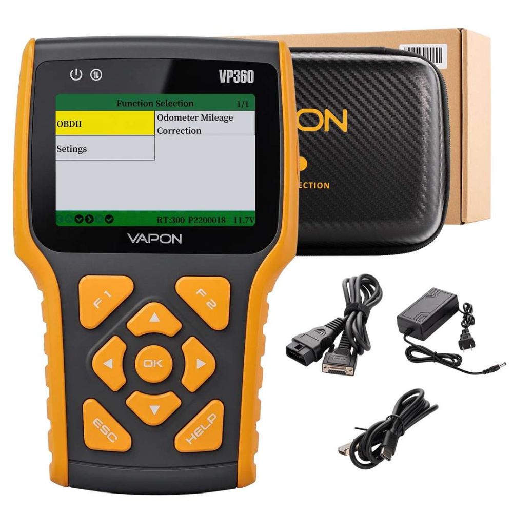VAPON VP360 Professional OBD Odometer Correction Tool Mileage Programmer Read/Clear DTC