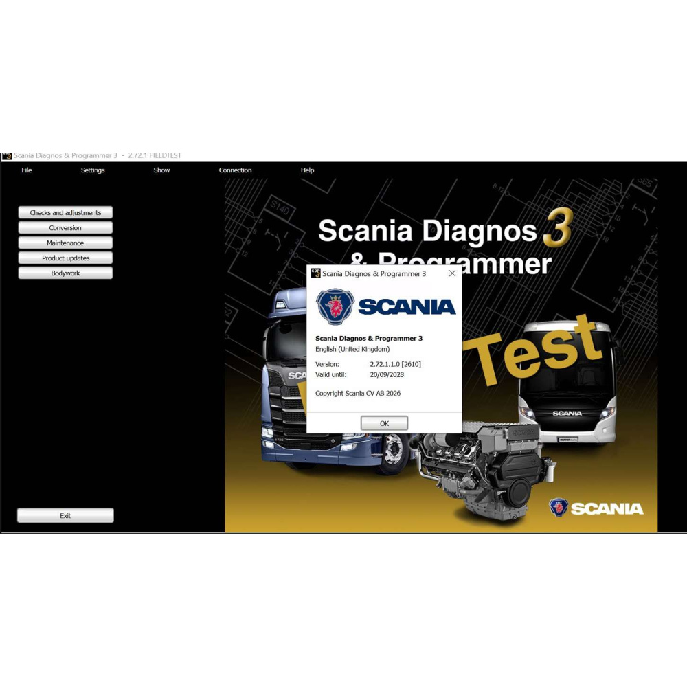 Scania SDP3 V2.72.1 [2026.09] Latest Software With Scania Xcom 2.54 and Scania Multi Spare Parts and Manuals