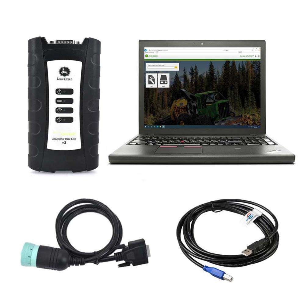 V5.4.84 [2026.08] John Deere Service Advisor EDL V3 Electronic Data Link Heavy Duty Diagnostic Tool Plus Lenovo T450 Laptop