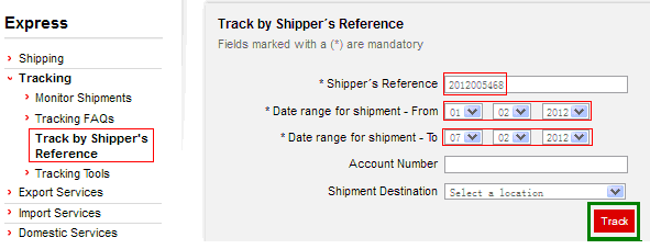 Dhl tracking number