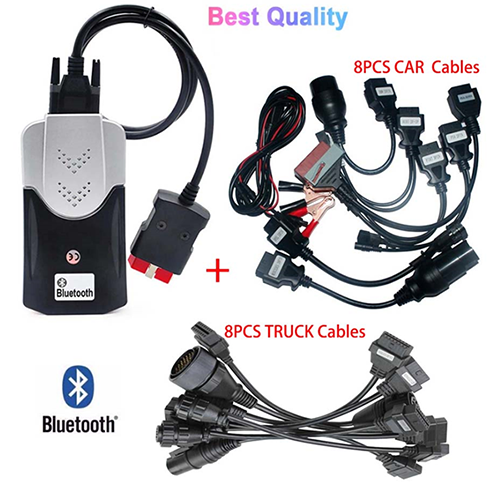 2021.11 Delphi DS150E Autocom CDP Professional Car and Truck Obd2  Diagnostic Tools with bluetooth