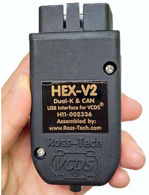 VCDS (VAG-COM) HEX-V2 Enthusiast (USB, 3 VINs) VCHV2_3 by Ross-Tech