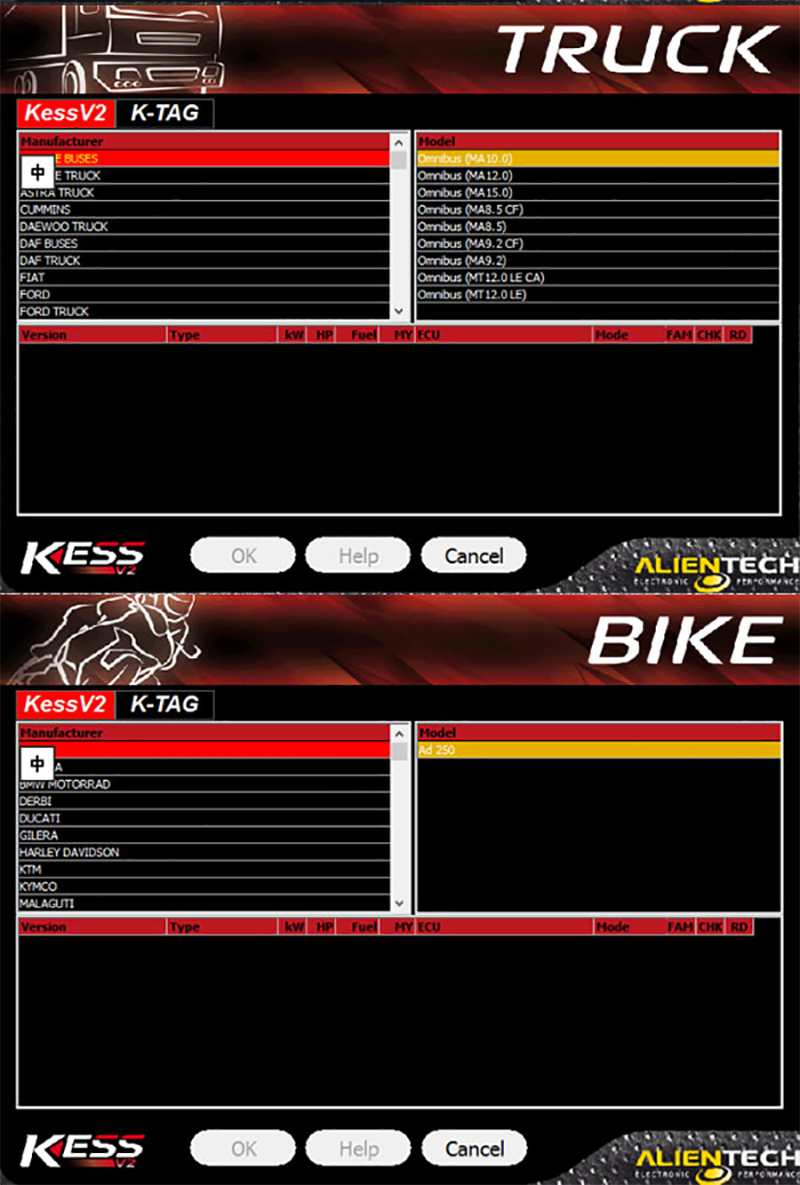 Alientech Tools  Kess V2 - K-TAG - Powergate3 - ECM Titanium - KSuite